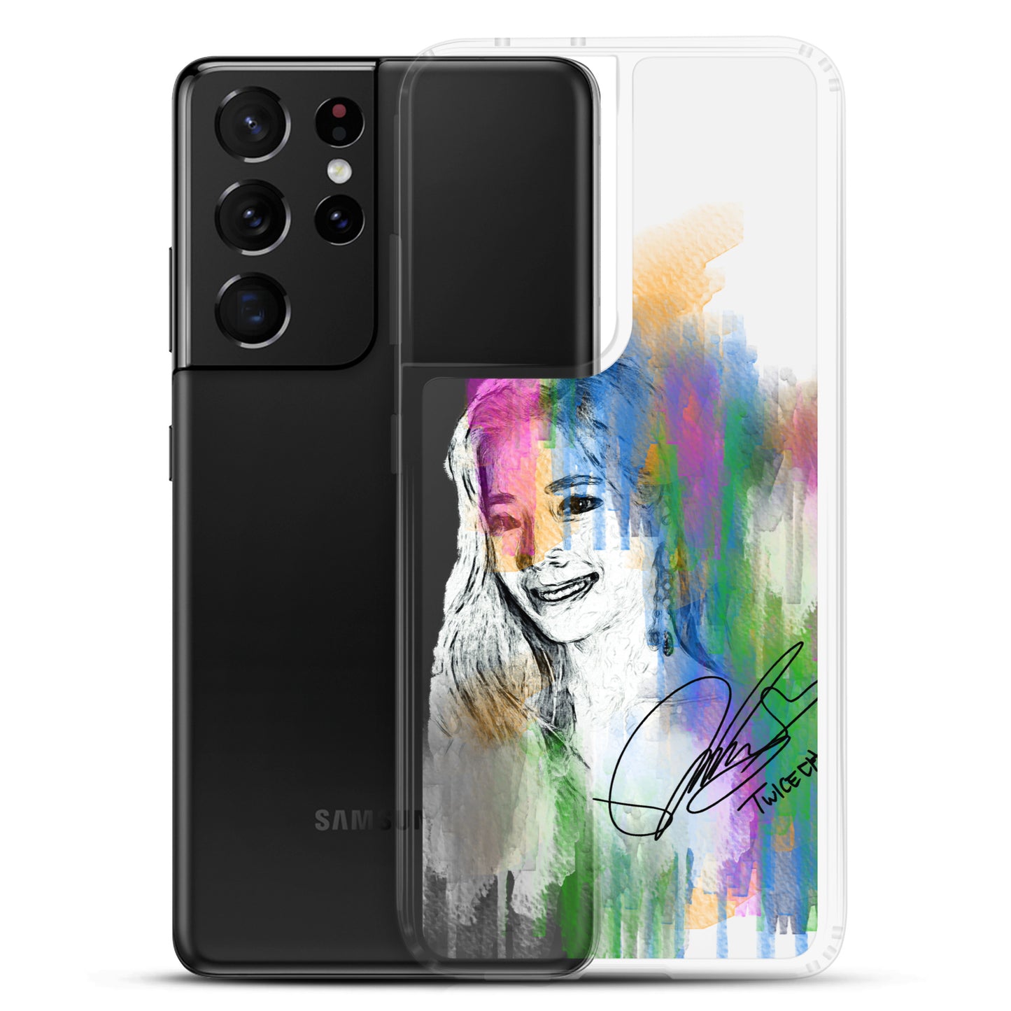 TWICE Dahyun, Kim Da Hyun Waterpaint portrait Samsung Case