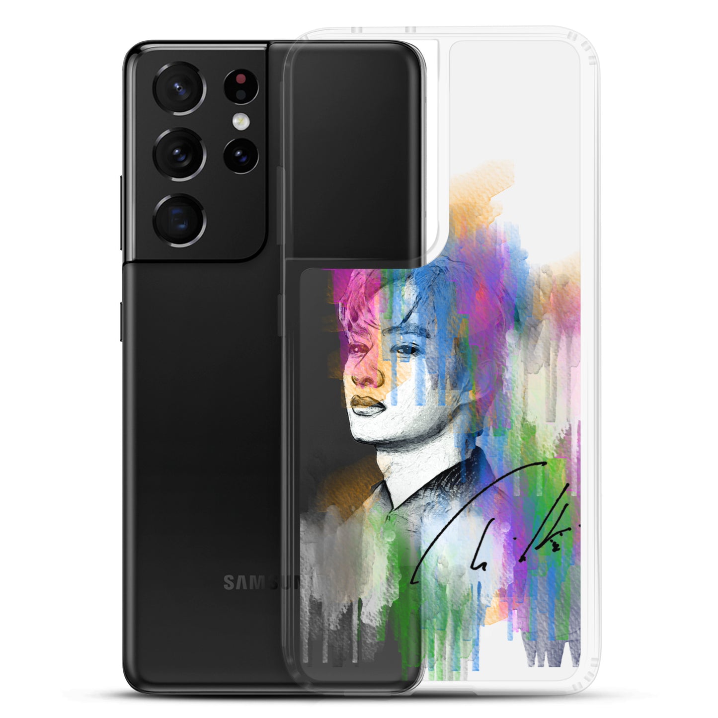 SEVENTEEN Jun, Wen Junhui Waterpaint portrait Samsung Case