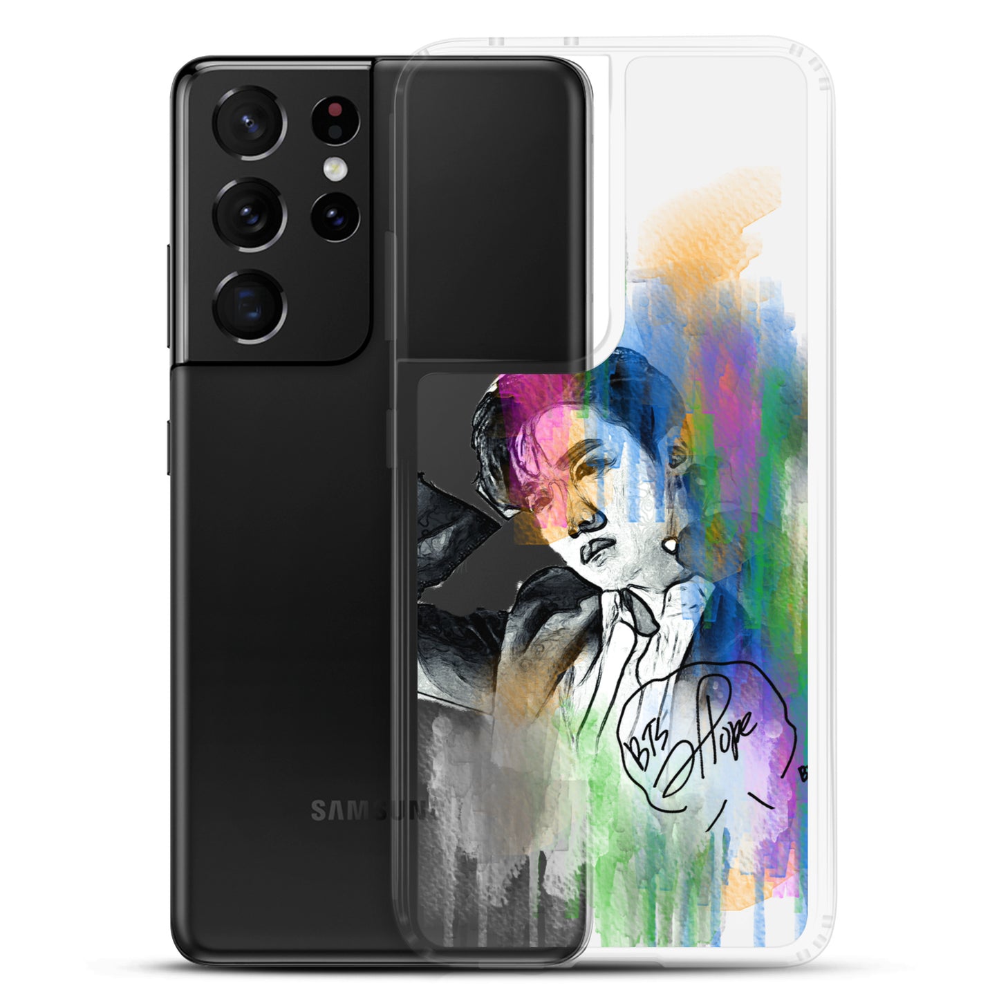 BTS J-Hope, Jung Ho-seok Waterpaint portrait Samsung Case