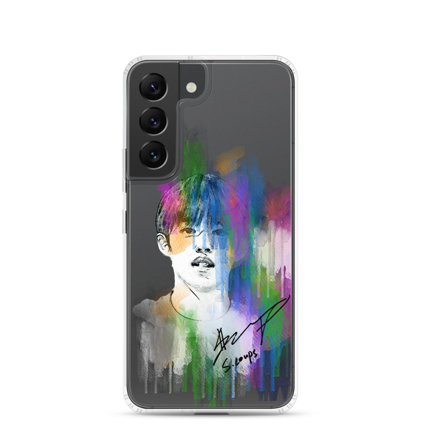 SEVENTEEN S.Coups, Choi Seung Cheol Waterpaint portrait Samsung Case