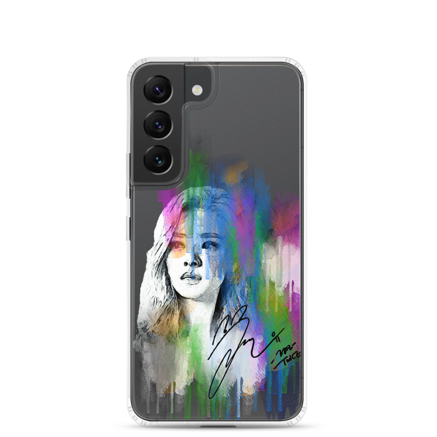 TWICE Jeongyeon, Yoo Jeong-yeon Waterpaint portrait Samsung Case