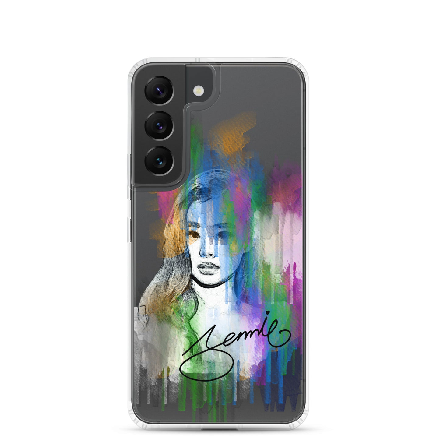 BLACKPINK Jennie, Kim Jennie Waterpaint portrait Samsung Case