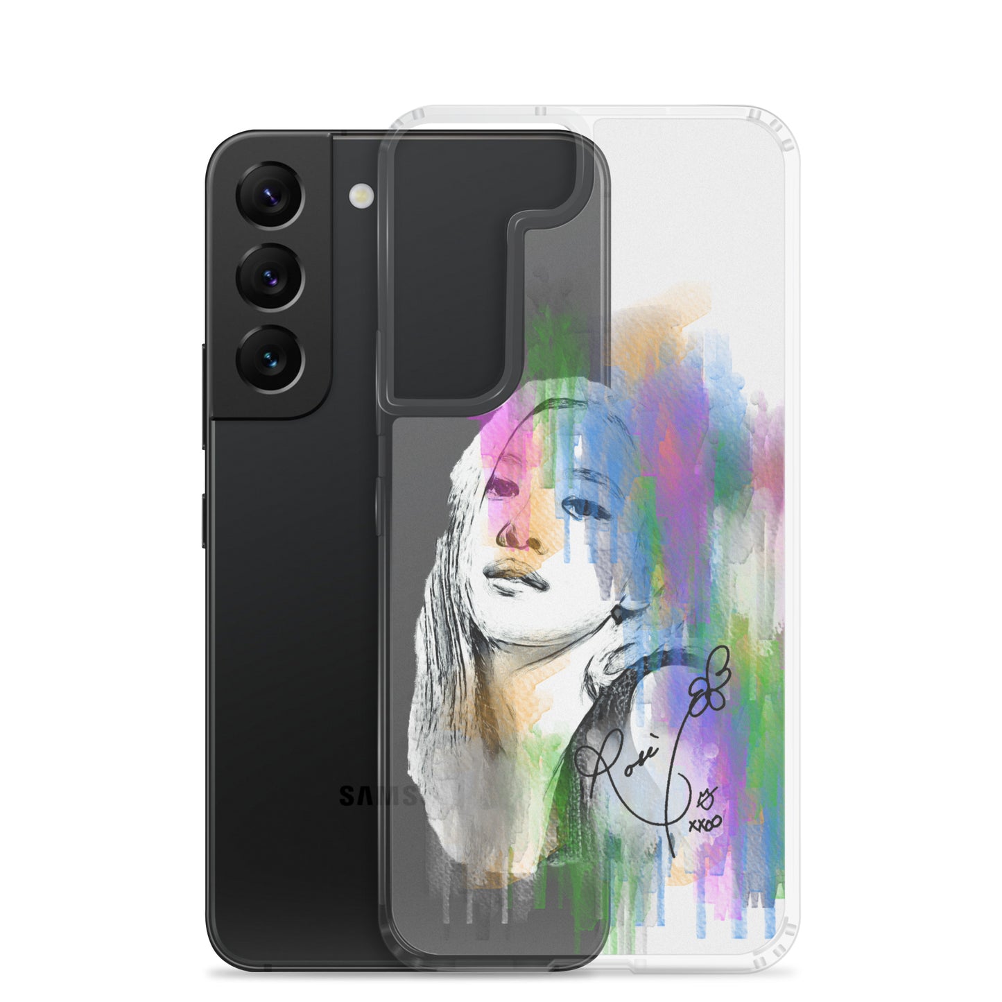 BLACKPINK Rosé, Roseanne Park Waterpaint portrait Samsung Case