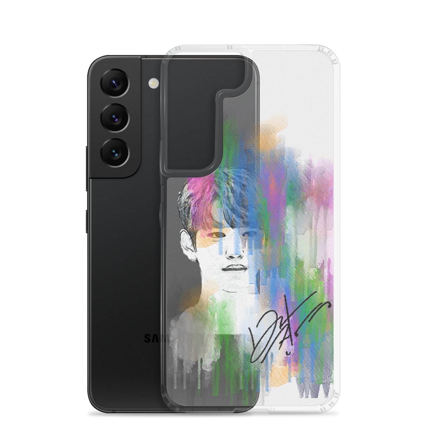 GOT7 Jinyoung, Park Jin-young Waterpaint portrait Samsung Case