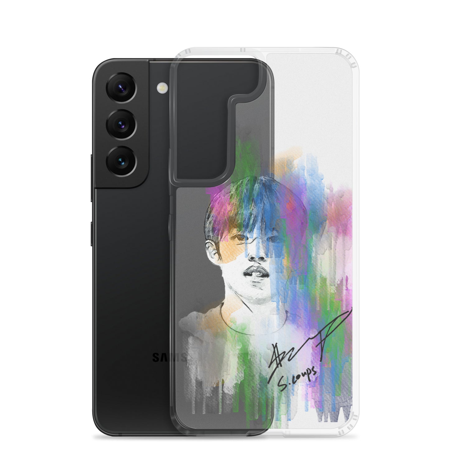 SEVENTEEN S.Coups, Choi Seung Cheol Waterpaint portrait Samsung Case