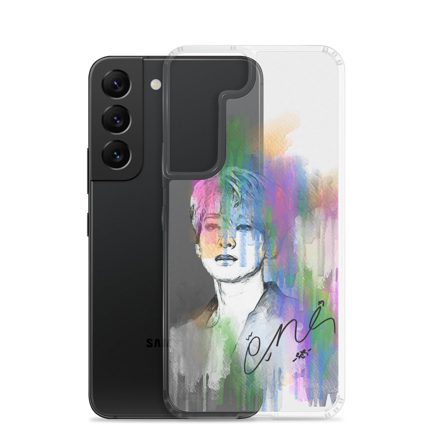 SEVENTEEN Wonwoo, Jeon Won-woo Waterpaint portrait Samsung Case