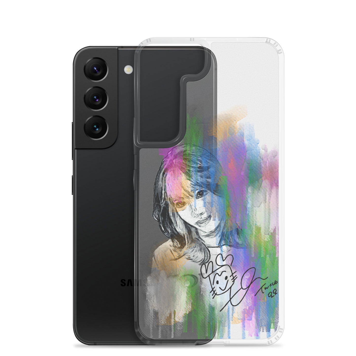 TWICE Momo , Hirai Momo Waterpaint portrait Samsung Case