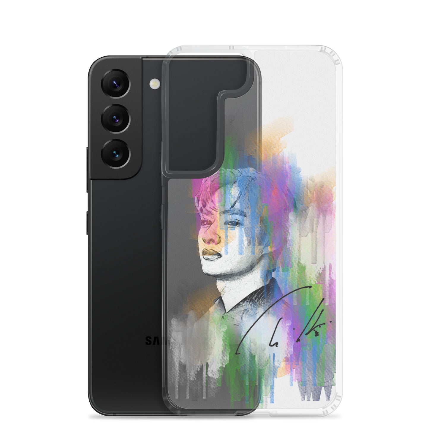 SEVENTEEN Jun, Wen Junhui Waterpaint portrait Samsung Case