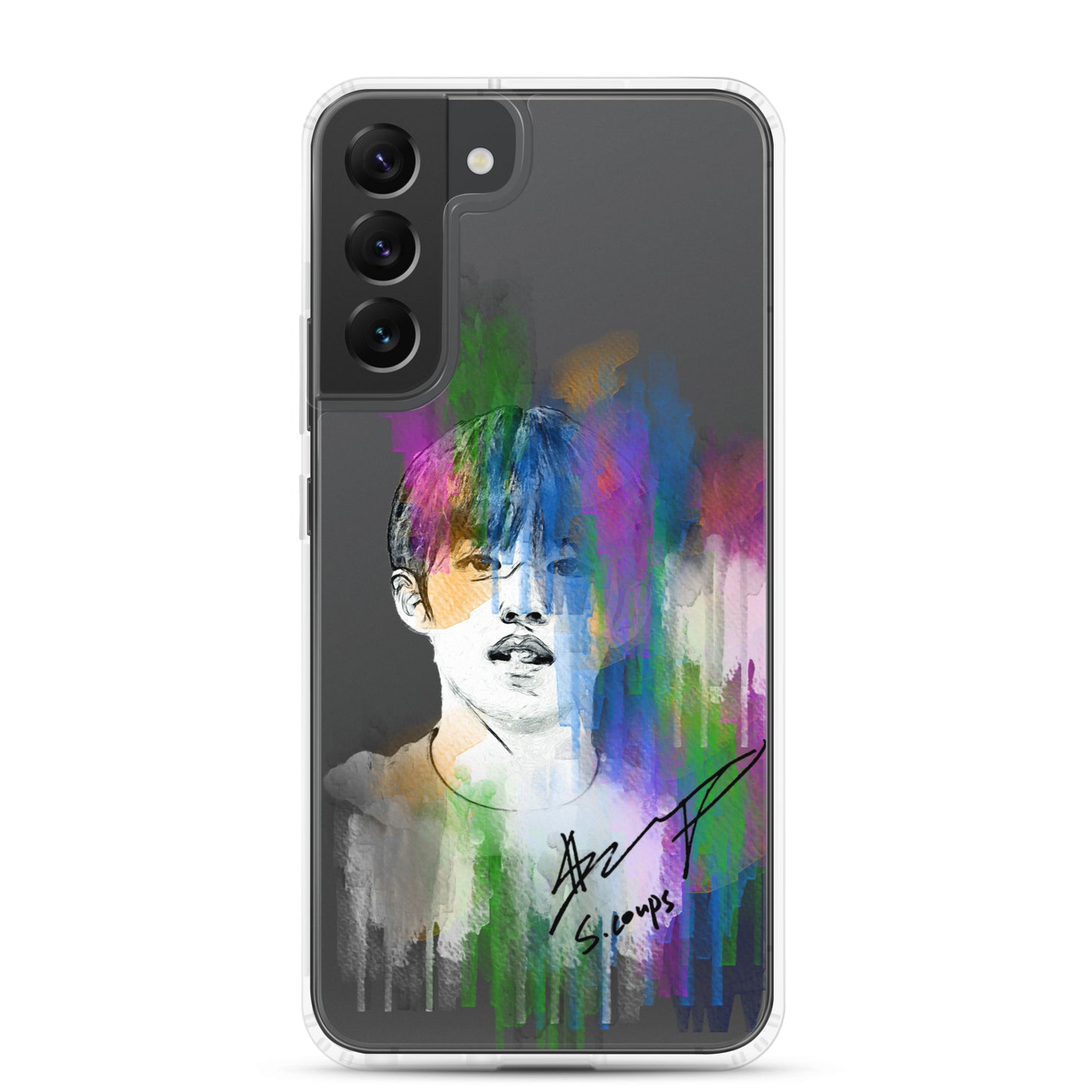 SEVENTEEN S.Coups, Choi Seung Cheol Waterpaint portrait Samsung Case