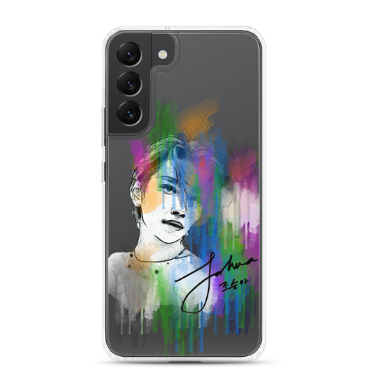 SEVENTEEN Joshua, Joshua Hong Waterpaint portrait Samsung Case