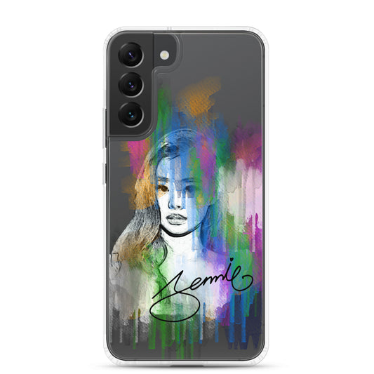 BLACKPINK Jennie, Kim Jennie Waterpaint portrait Samsung Case