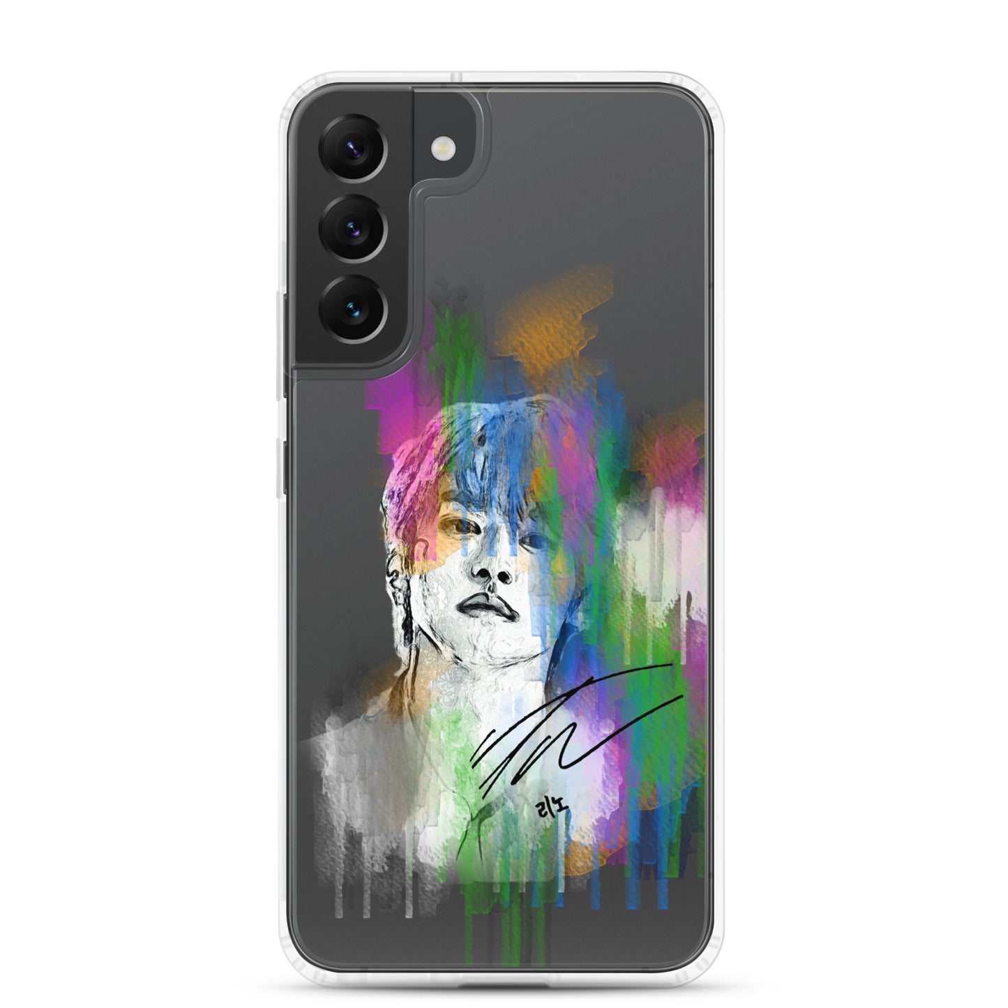 Stray Kids Lee Know, Lee Min-ho Waterpaint portrait Samsung Case