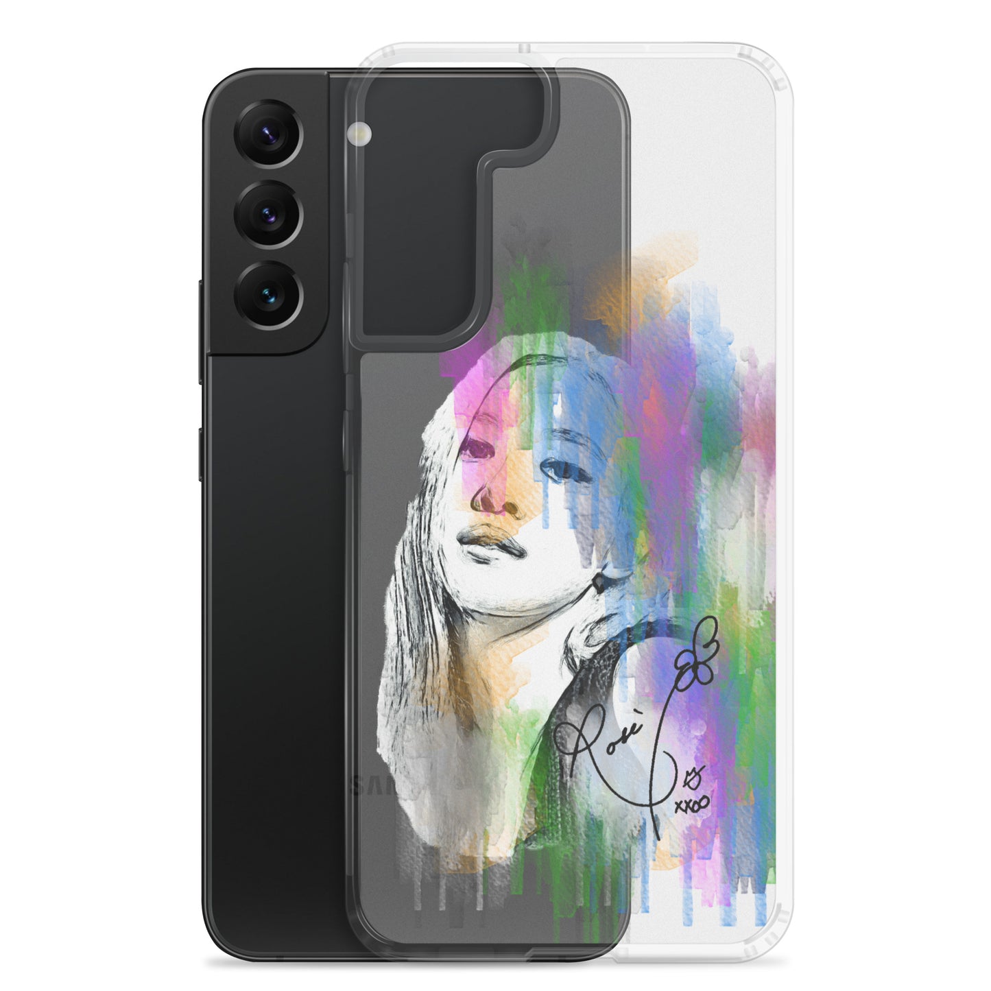 BLACKPINK Rosé, Roseanne Park Waterpaint portrait Samsung Case