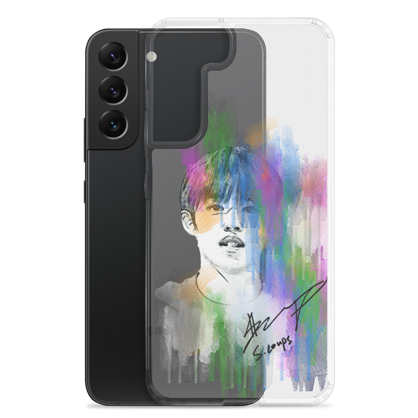 SEVENTEEN S.Coups, Choi Seung Cheol Waterpaint portrait Samsung Case