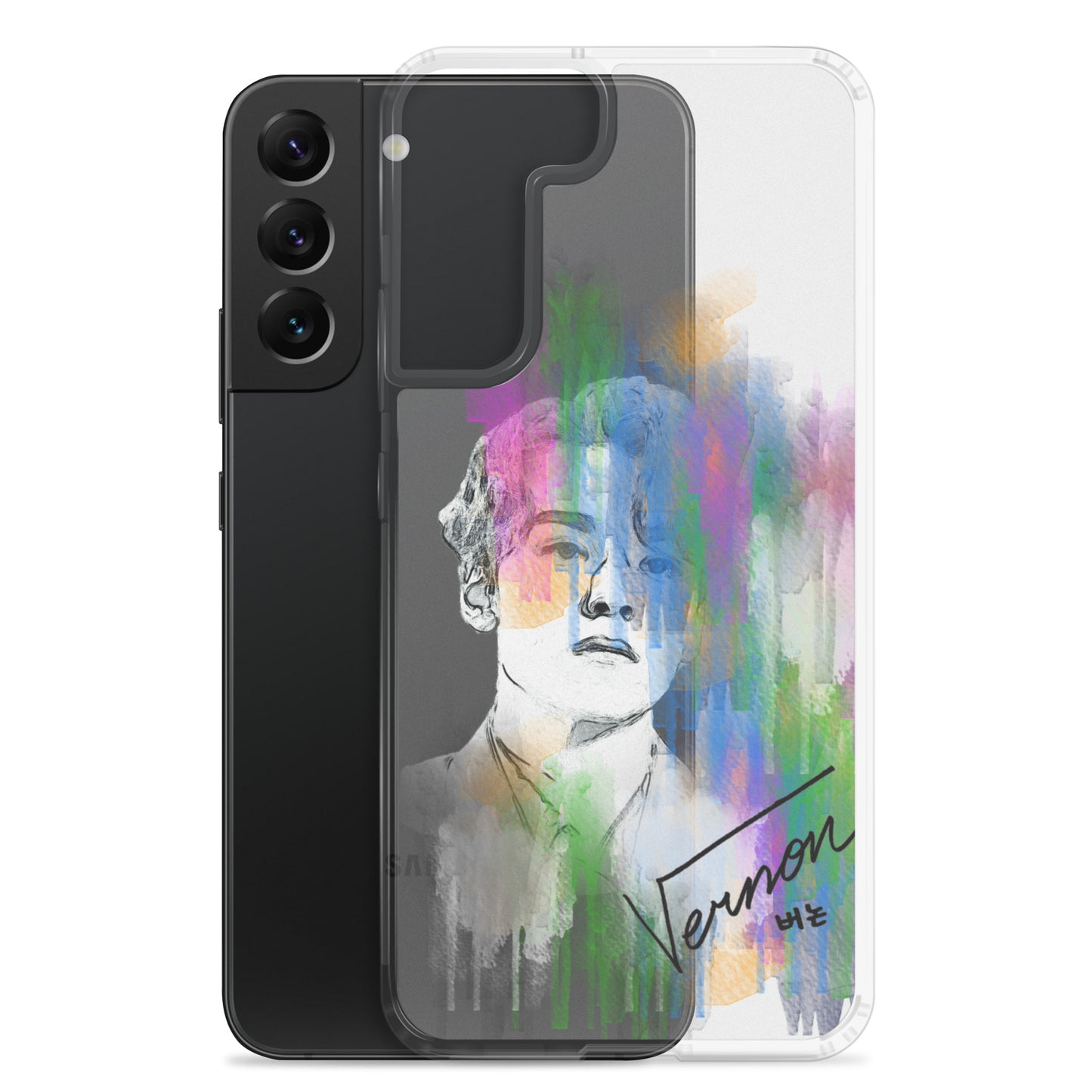 SEVENTEEN Vernon, Hansol Vernon Chwe Waterpaint portrait Samsung Case