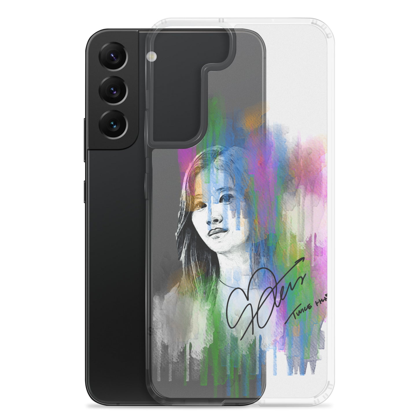 TWICE Sana, Minatozaki Sana Waterpaint portrait Samsung Case