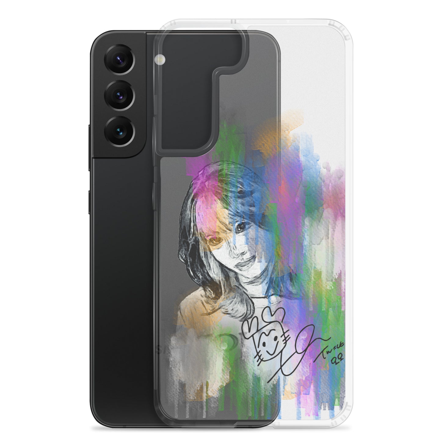 TWICE Momo , Hirai Momo Waterpaint portrait Samsung Case