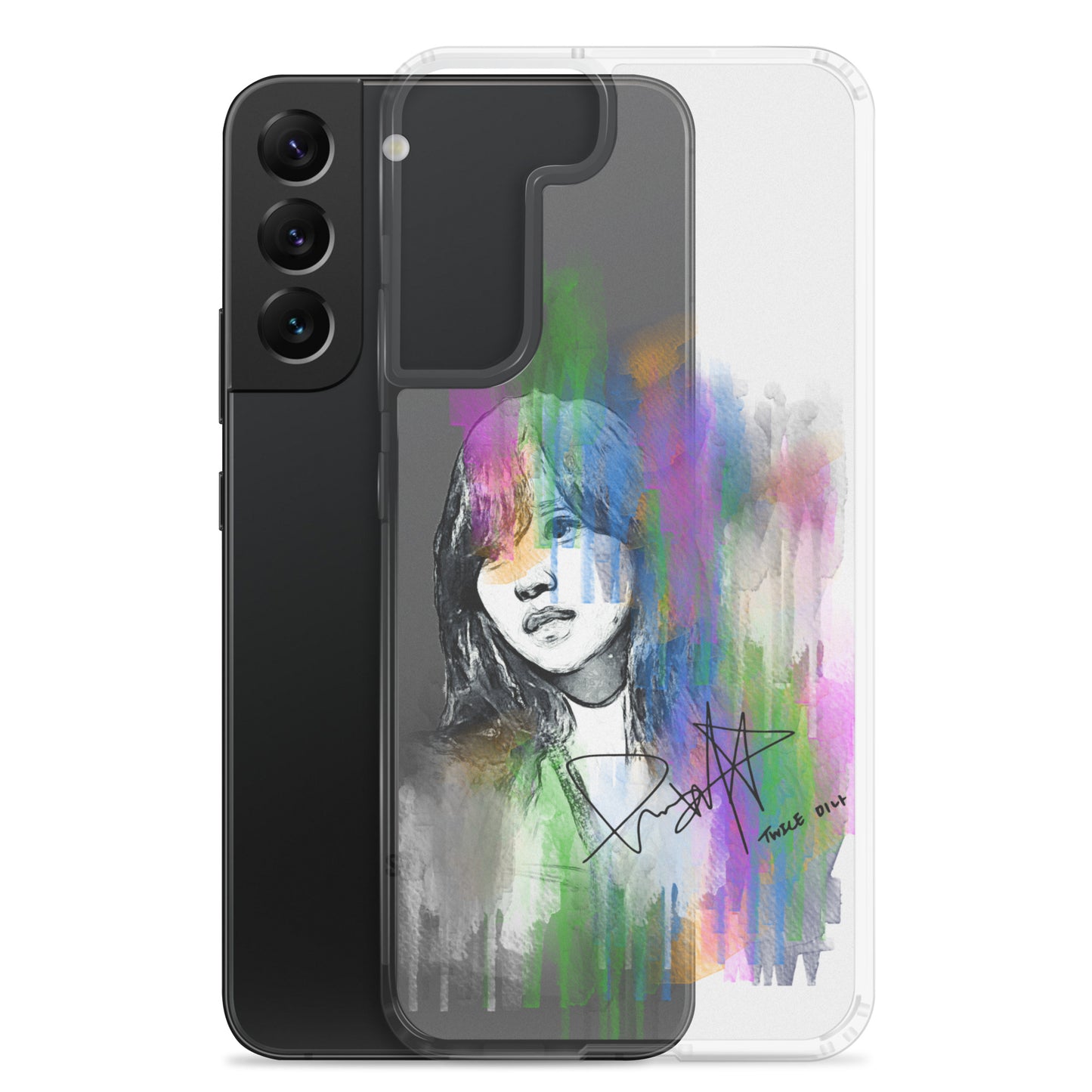 TWICE Mina, Mina Sharon Myoi Waterpaint portrait Samsung Case