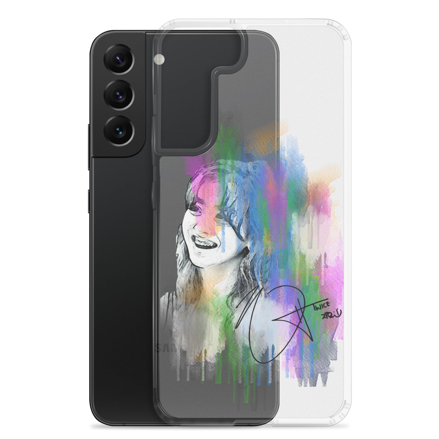 TWICE Jihyo, Park Ji-hyo Waterpaint portrait Samsung Case