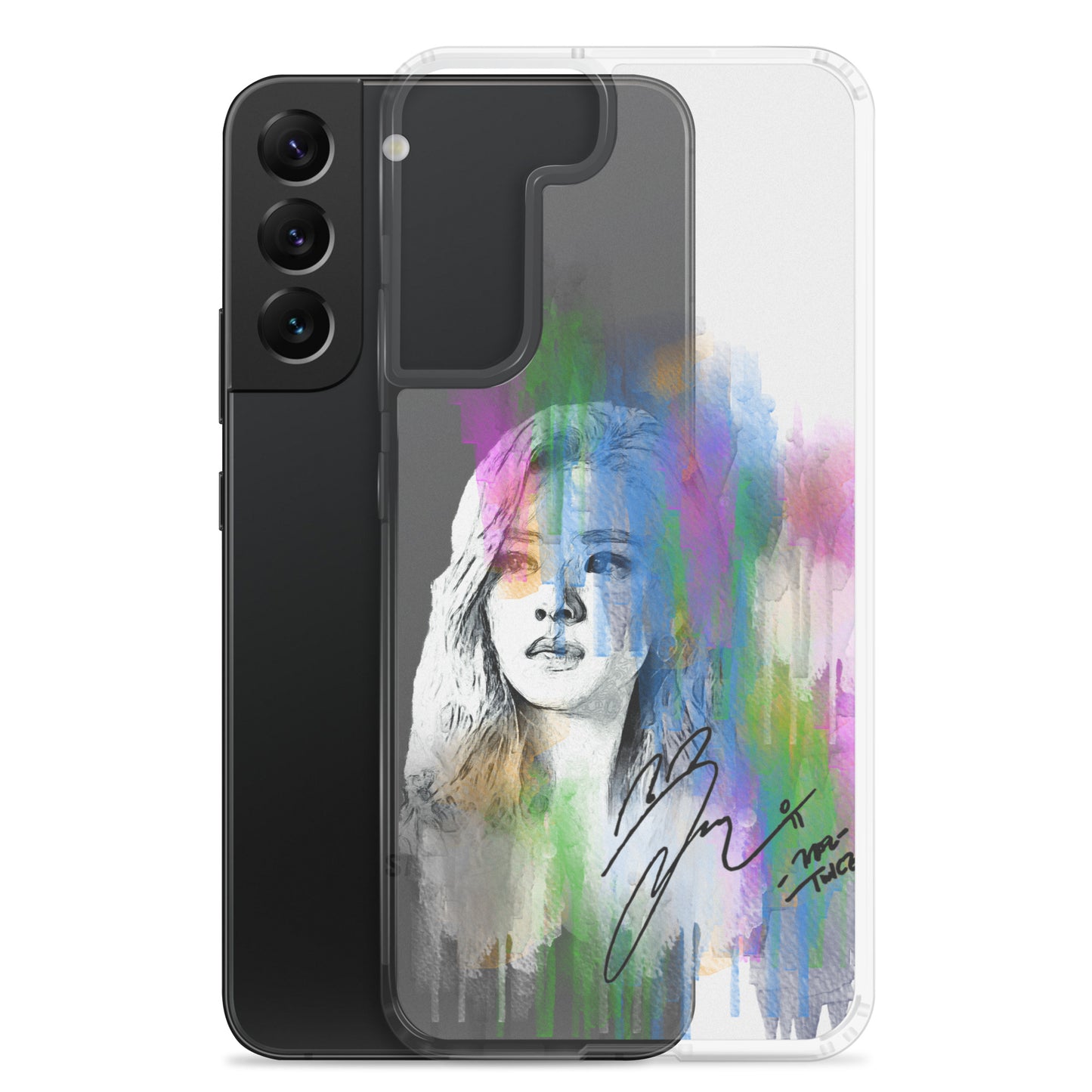 TWICE Jeongyeon, Yoo Jeong-yeon Waterpaint portrait Samsung Case