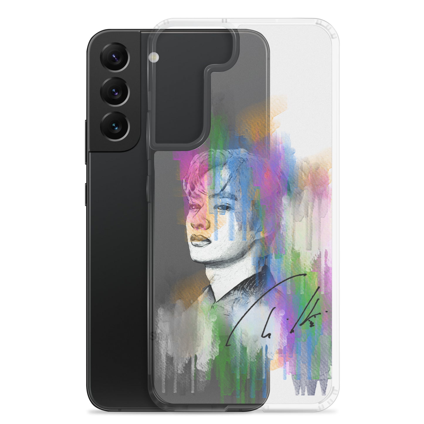 SEVENTEEN Jun, Wen Junhui Waterpaint portrait Samsung Case