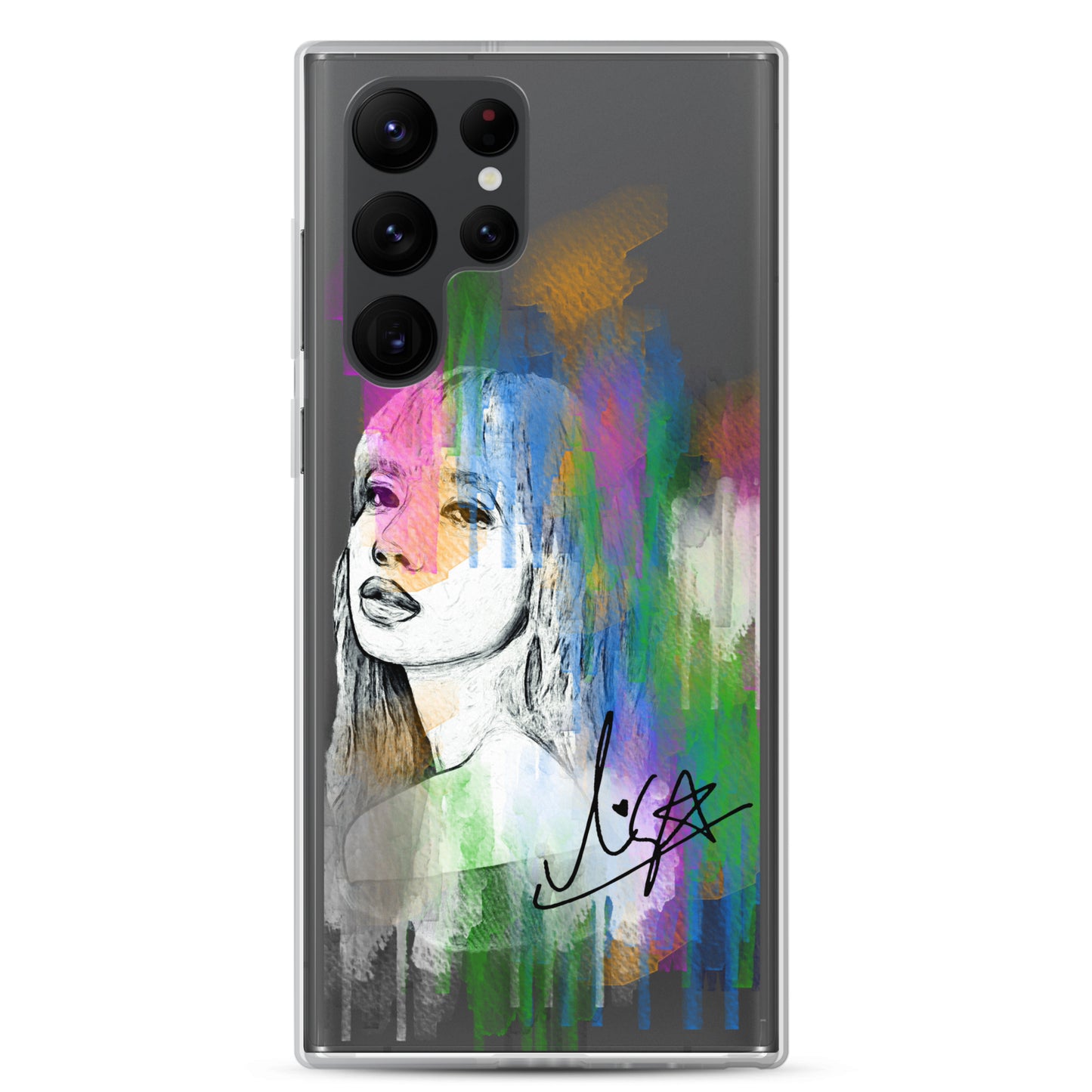 BLACKPINK Lisa, Lalisa Manobal Waterpaint portrait Samsung Case