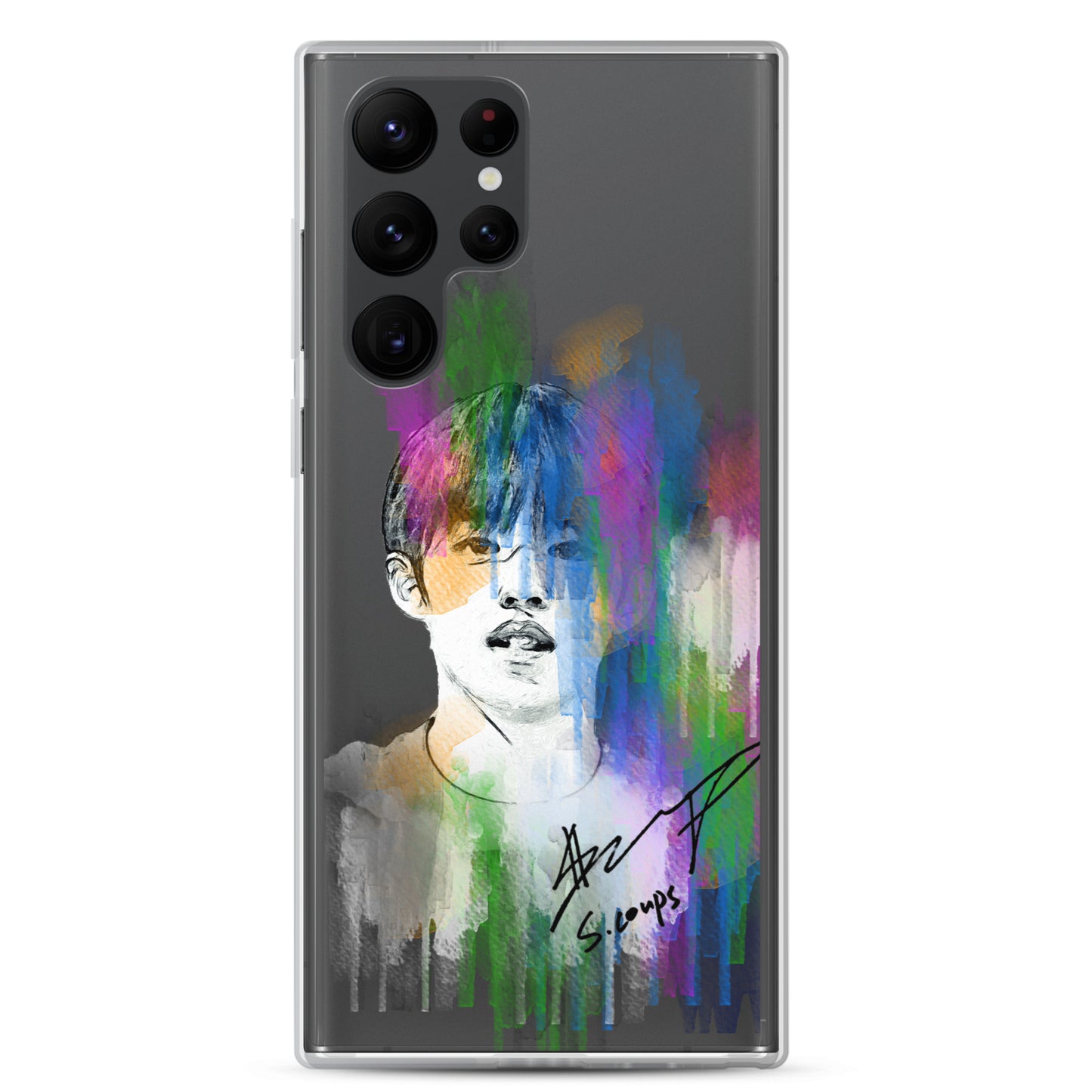 SEVENTEEN S.Coups, Choi Seung Cheol Waterpaint portrait Samsung Case