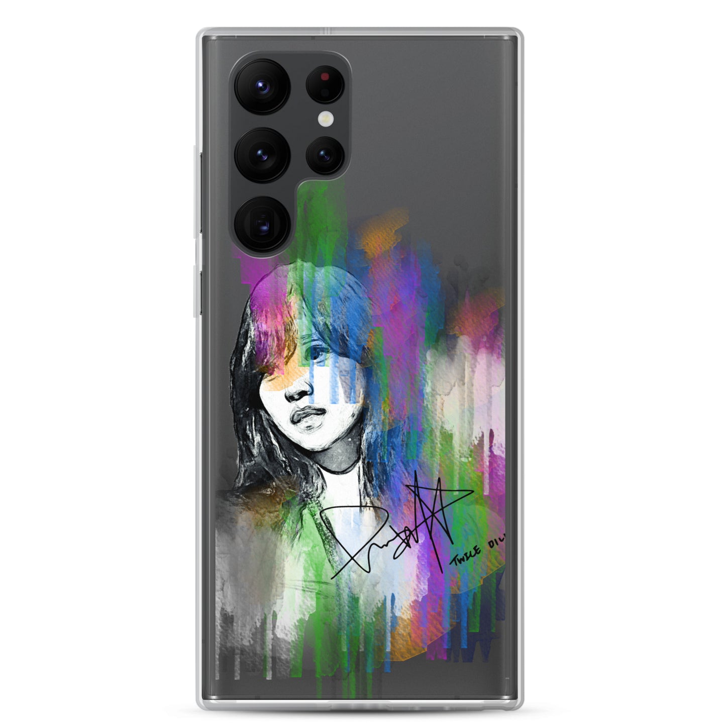 TWICE Mina, Mina Sharon Myoi Waterpaint portrait Samsung Case