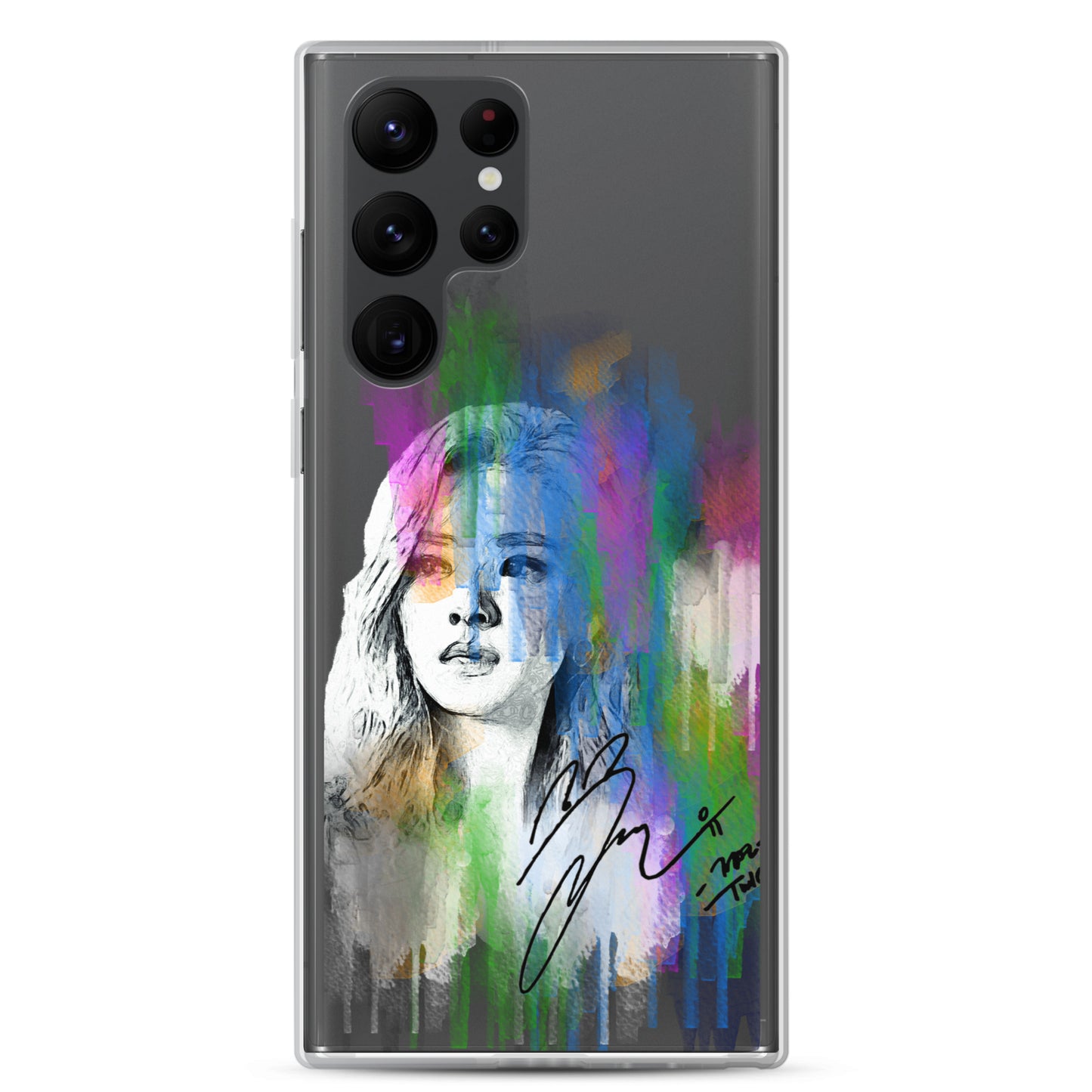 TWICE Jeongyeon, Yoo Jeong-yeon Waterpaint portrait Samsung Case