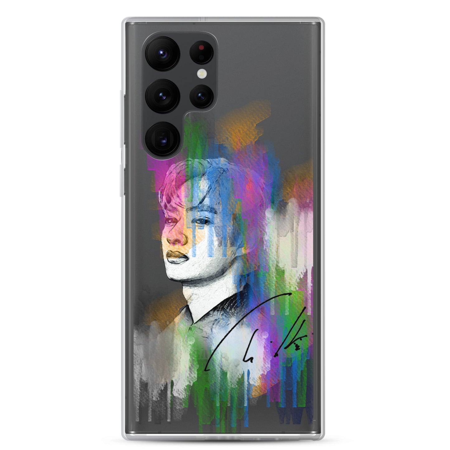 SEVENTEEN Jun, Wen Junhui Waterpaint portrait Samsung Case