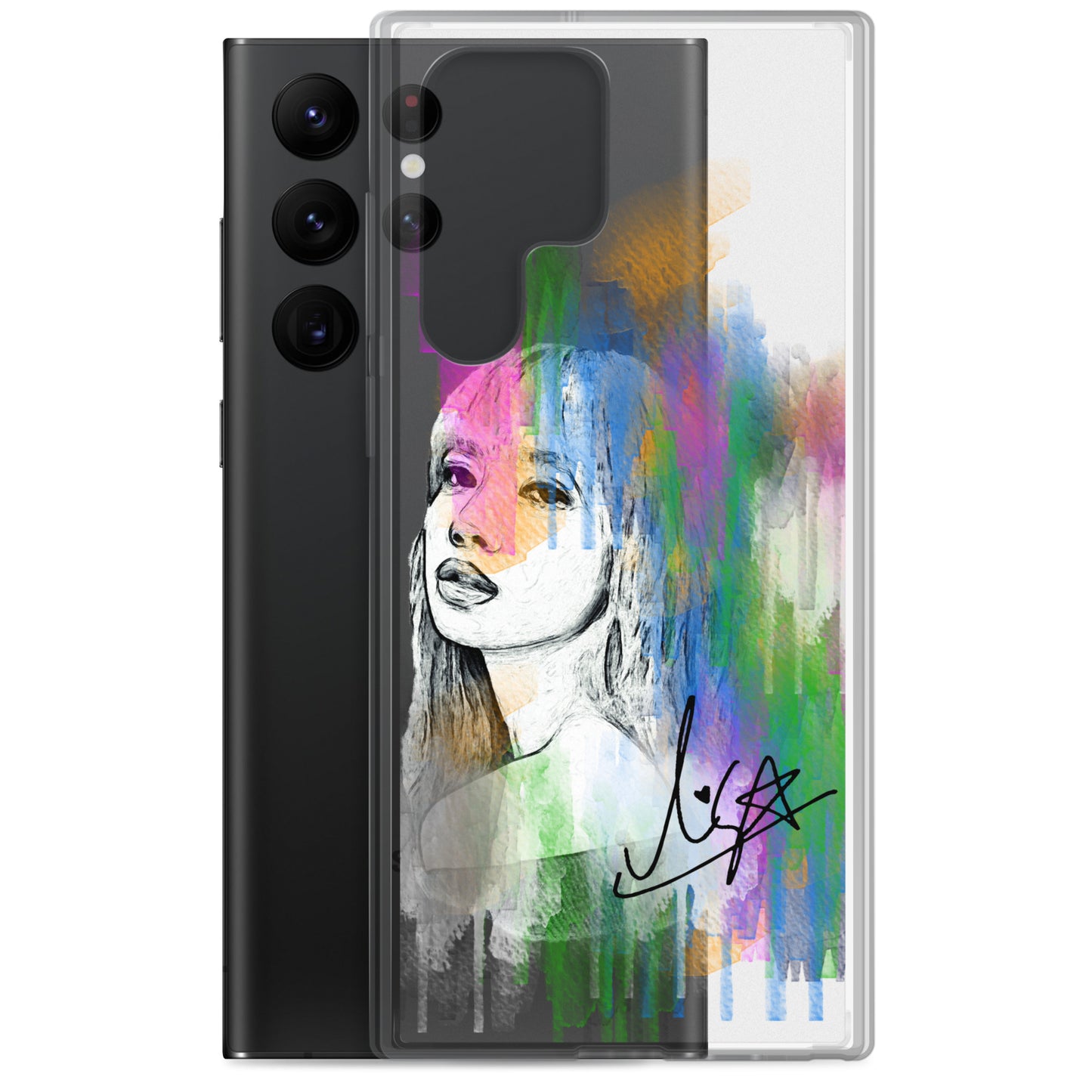 BLACKPINK Lisa, Lalisa Manobal Waterpaint portrait Samsung Case