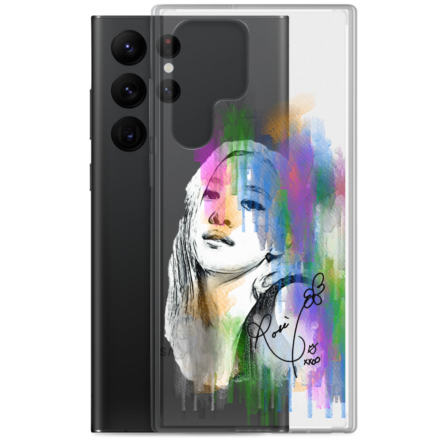 BLACKPINK Rosé, Roseanne Park Waterpaint portrait Samsung Case