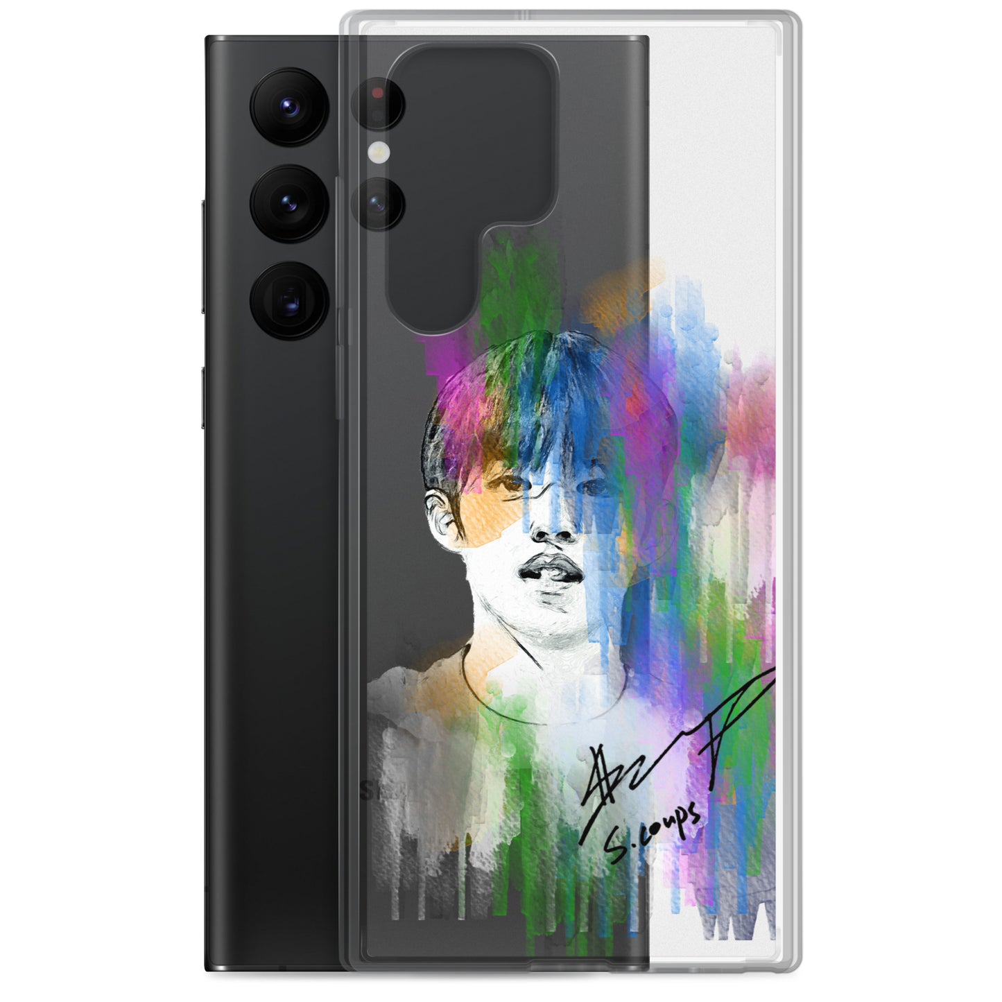 SEVENTEEN S.Coups, Choi Seung Cheol Waterpaint portrait Samsung Case