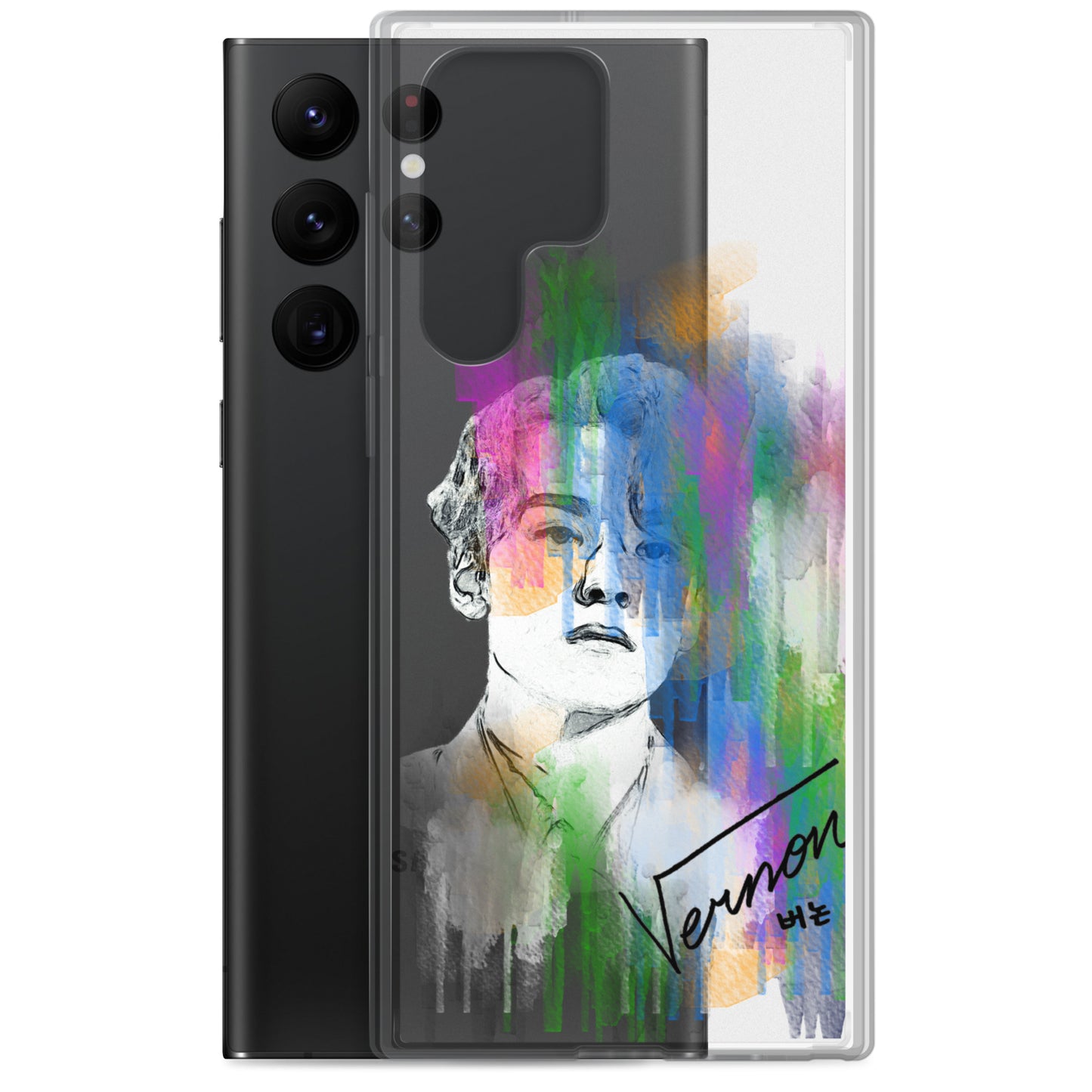 SEVENTEEN Vernon, Hansol Vernon Chwe Waterpaint portrait Samsung Case