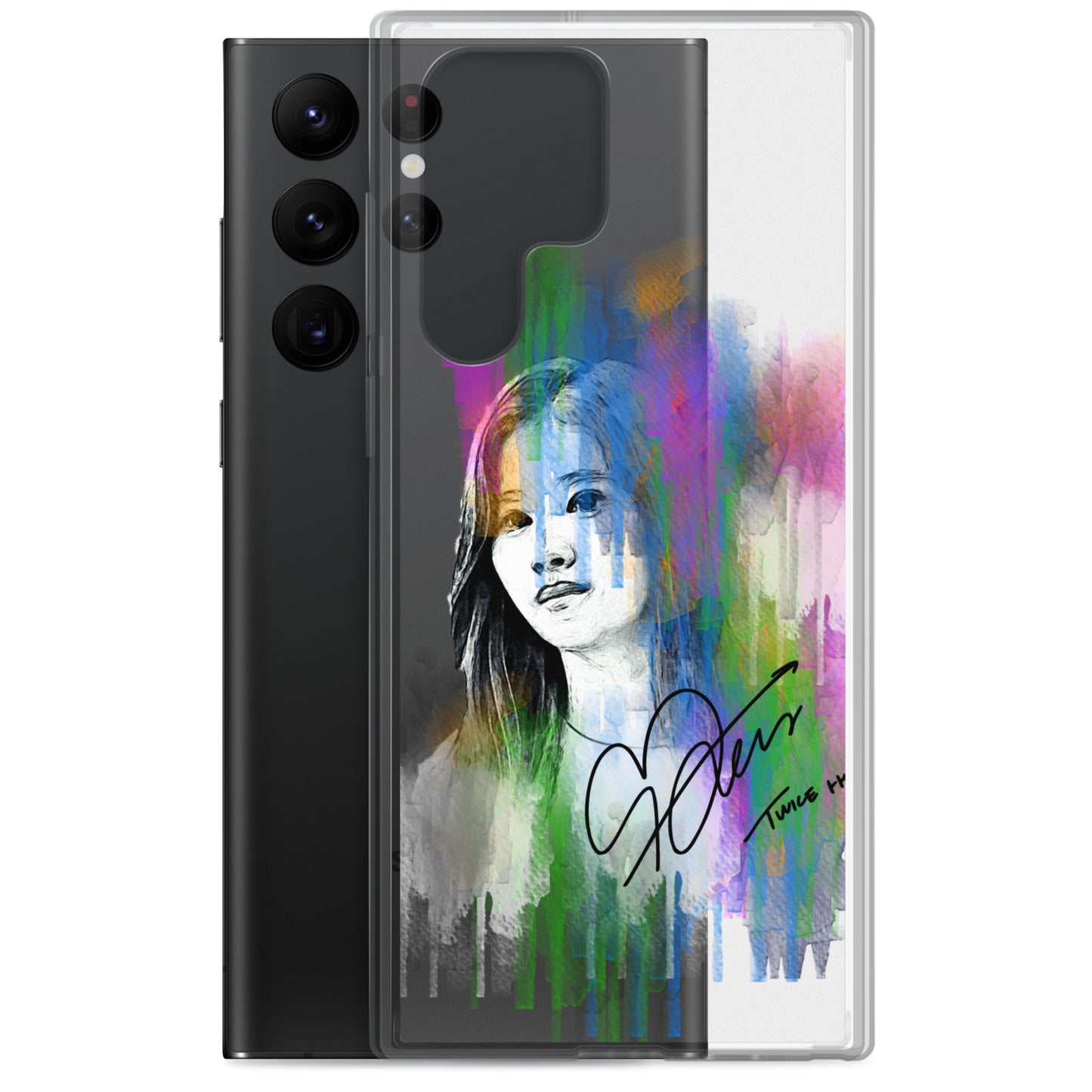 TWICE Sana, Minatozaki Sana Waterpaint portrait Samsung Case