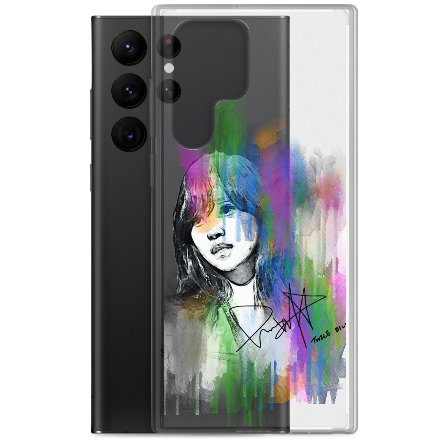 TWICE Mina, Mina Sharon Myoi Waterpaint portrait Samsung Case