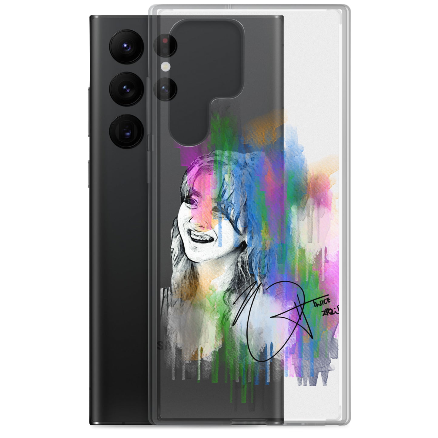 TWICE Jihyo, Park Ji-hyo Waterpaint portrait Samsung Case