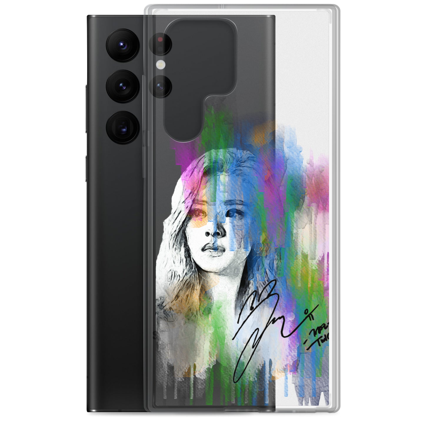 TWICE Jeongyeon, Yoo Jeong-yeon Waterpaint portrait Samsung Case