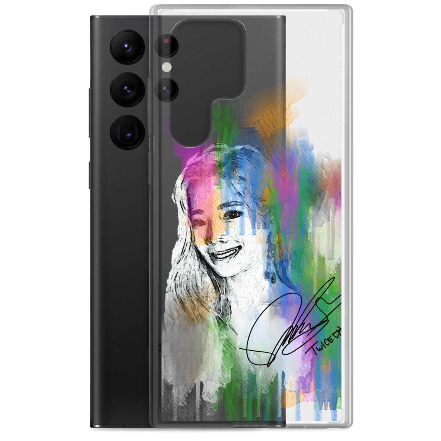 TWICE Dahyun, Kim Da Hyun Waterpaint portrait Samsung Case