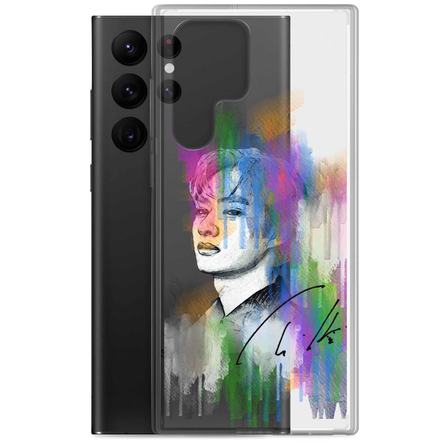 SEVENTEEN Jun, Wen Junhui Waterpaint portrait Samsung Case