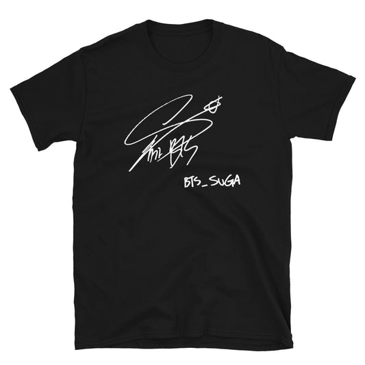 BTS Suga, Min Yoon-gi Autograph Unisex T-Shirt