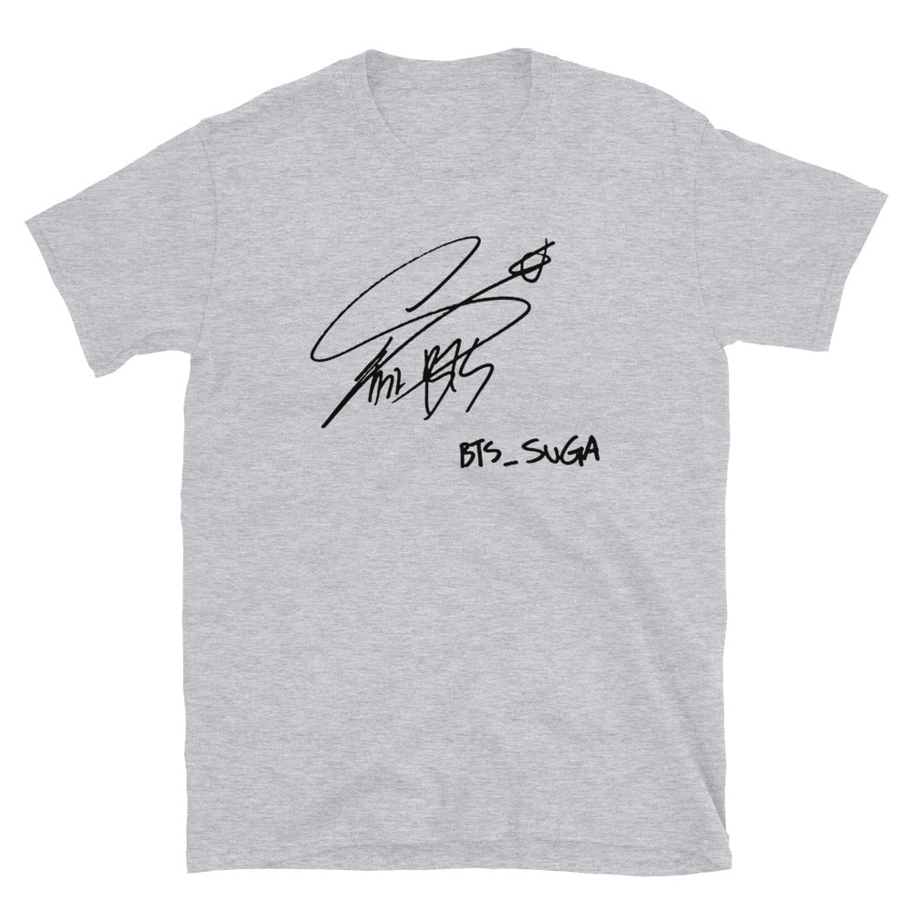 BTS Suga, Min Yoon-gi Signature Unisex T-Shirt
