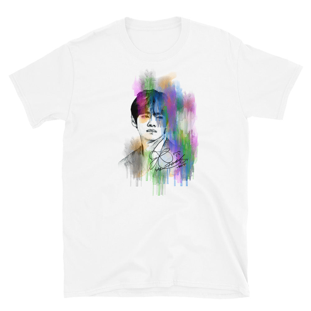 BTS V, Kim Tae-hyung Waterpaint Portrait Unisex T-Shirt