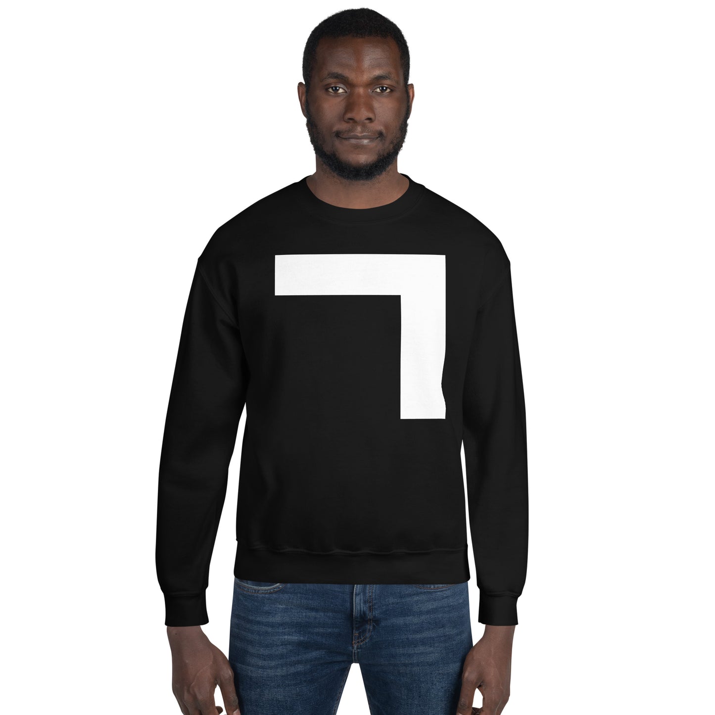 Korean Hangul Giyeok(g-k) sound Geometrical Consonant Unisex Sweatshirt