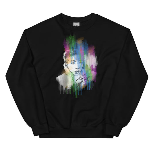 BTS RM, Kim Nam-joon Waterpaint Portrait Unisex Sweatshirt