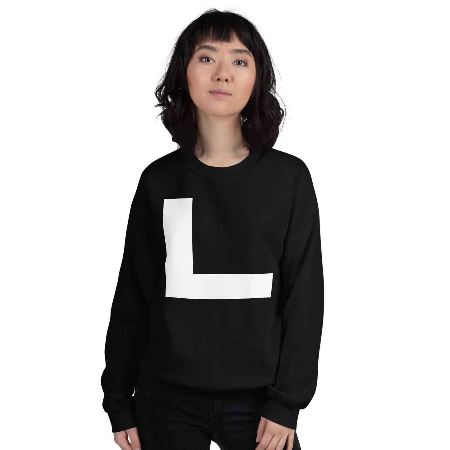 Korean Hangul Nieun (n) sound Geometrical Consonant Unisex Sweatshirt