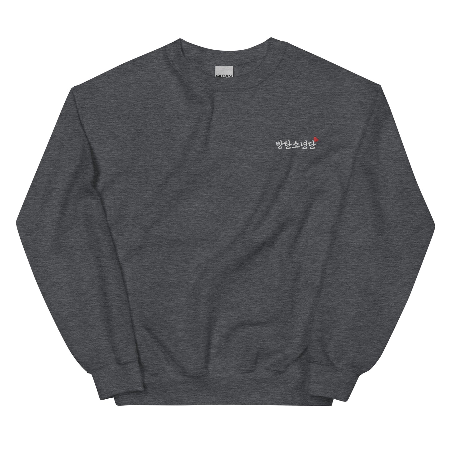 BTS in Korean Kpop BTS Goods Embroidery Unisex Sweatshirt