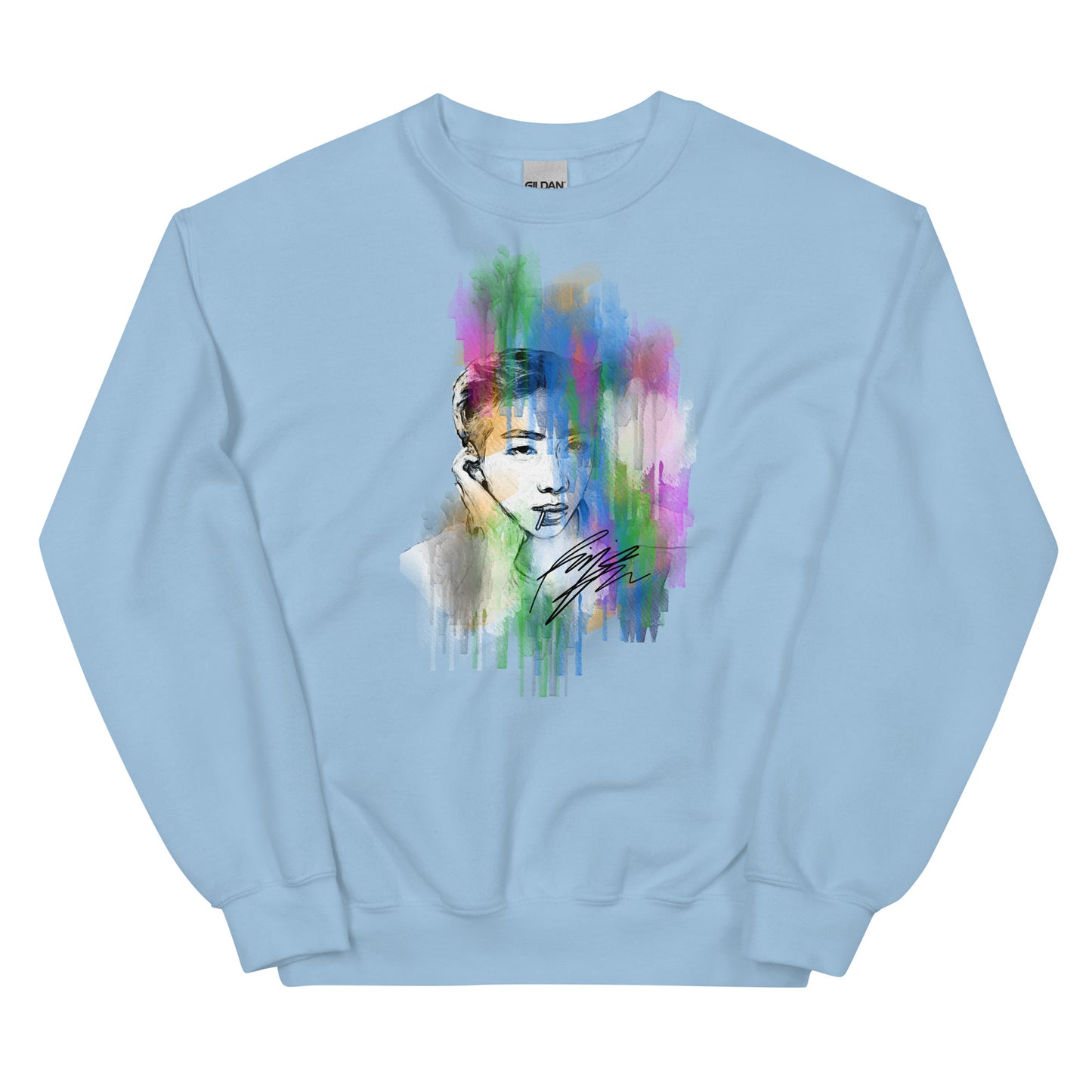 BTS RM, Kim Nam-joon Waterpaint Portrait Unisex Sweatshirt