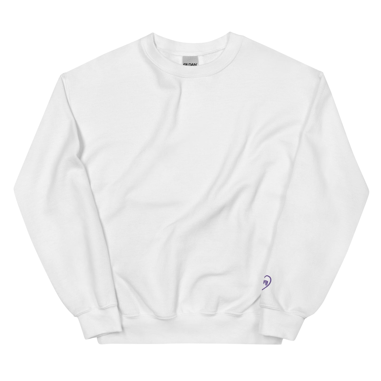 BTS V, Kim Tae-hyung Purple Heart Embroidery Unisex Sweatshirt