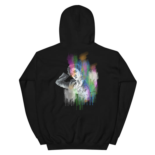 BTS J-Hope, Jung Ho-seok Waterpaint Portrait Unisex Hoodie